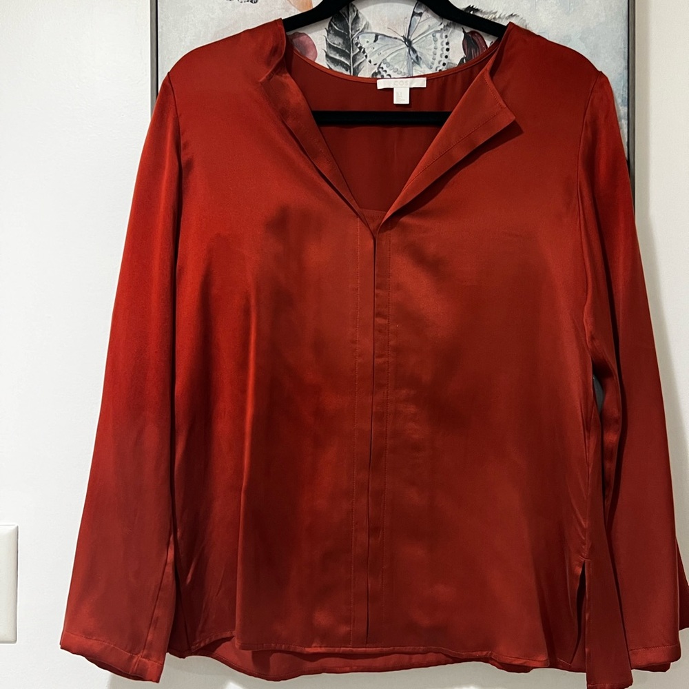 Elegant Red Women's Top